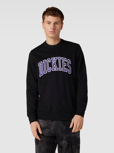 Dickies Sweatshirt mit Label-Stitching Modell 'AITKIN' Black 4