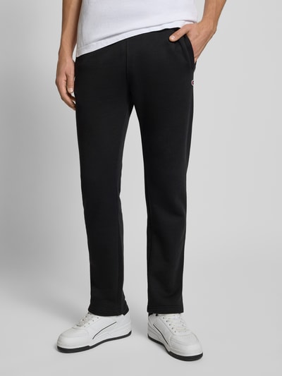 CHAMPION Dres o kroju regular fit z nadrukiem z logo Czarny 6