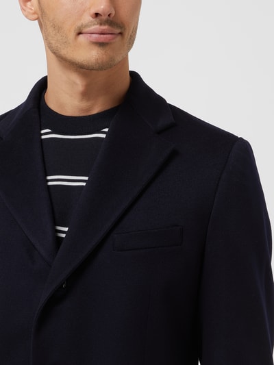 Paul & Shark Wollmantel aus Kaschmir  Marineblau 3