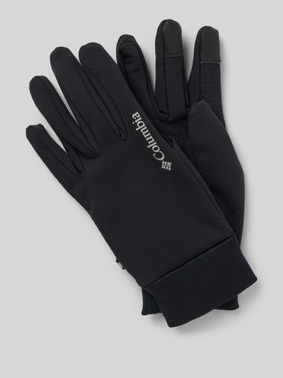 COLUMBIA Handschuhe mit Label-Print Black 1