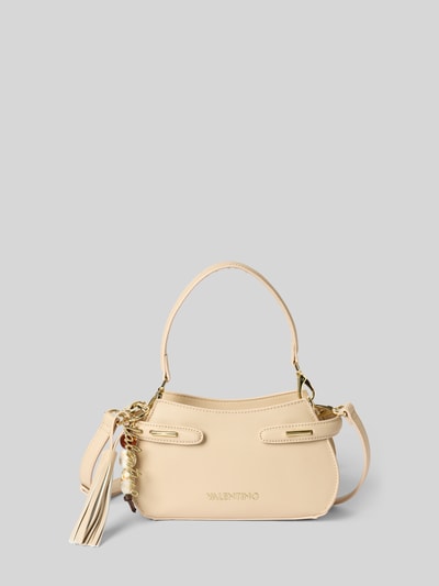 Produktfoto, schoudertas met labeldetail Model 'NIVALIS RE' van Valentino Bags, effen kleur, structuur, ritssluiting, hoofdvak, ritsvak, steekvak, draagband, afneembare draaglus, afneembare schouderband