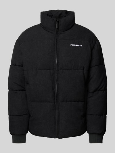 Pegador Jacke aus Cord mit Stehkragen Modell 'SOLIN' Black 1