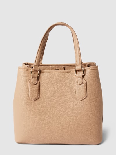 VALENTINO BAGS Torba shopper z detalem z logo model ‘BRIXTON’ Beżowy 3