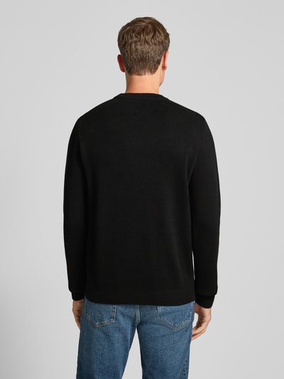Jack & Jones Premium Strickpullover mit Rundhalsausschnitt Modell 'MILANO' Black 5