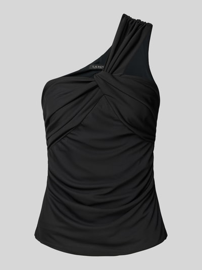 Lauren Ralph Lauren Blusentop mit One-Shoulder-Träger Modell 'VARADENI' Black 2
