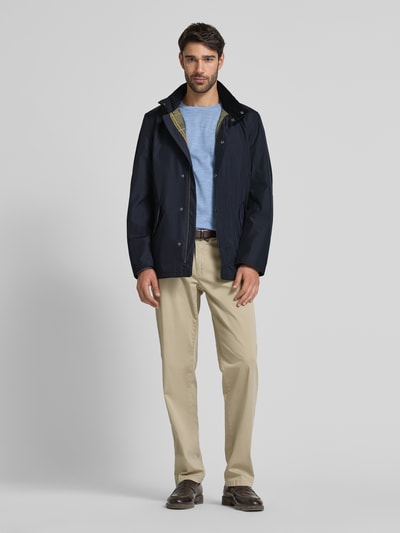 Barbour Jack met klepzakken, model 'SPOONBILL' Marineblauw - 1