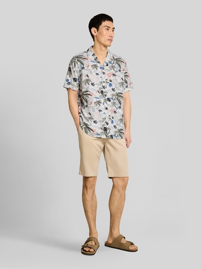 Tom Tailor Regular Fit Freizeithemd aus reiner Viskose Offwhite 1