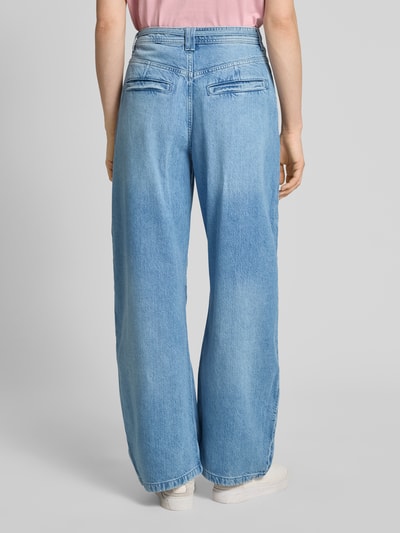 BOSS Orange Baggy Fit Jeans mit Bindegürtel Hellblau 5