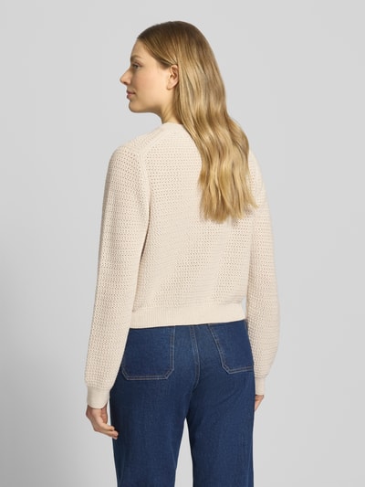 DRYKORN Regular Fit Strickjacke mit aufgesetzten Taschen Modell 'Biaphy' Sand Melange 5