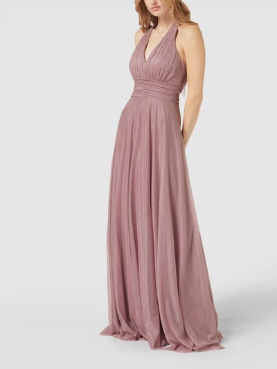 TROYDEN COLLECTION Abendkleid mit Glitter-Effekt Mauve 1