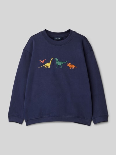 Blue Seven Sweatshirt met ronde hals Marineblauw - 1