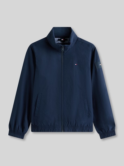 Tommy Hilfiger Kids kurtka z kapturem o kroju regular fit z zamkiem błyskawicznym Granatowy 2