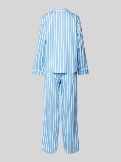 Lauren Ralph Lauren Pyjama mit Logo-Print Blau 3