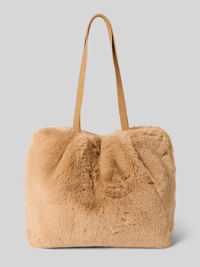 Barts Tote bag met draagband, model 'Djupa' Lichtbruin - 4