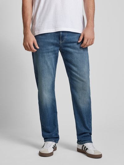 Tommy Jeans Jeansy o kroju slim fit z 5 kieszeniami model ‘RYAN’ Jeansowy niebieski 4