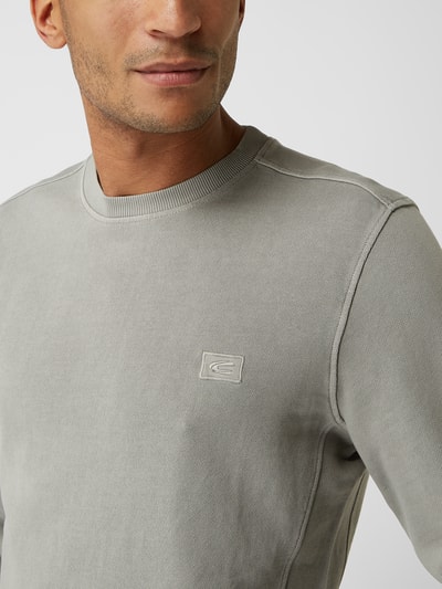 camel active Sweatshirt aus Baumwolle Stein 3