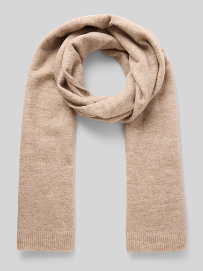 Barts Sjaal met ribboorden, model 'Witzia' Lichtbruin - 1