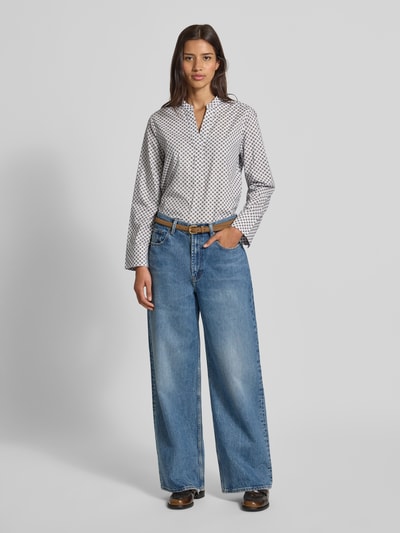 Marc O'Polo Regular Fit Tunika-Bluse aus reiner Baumwolle Hellblau 1