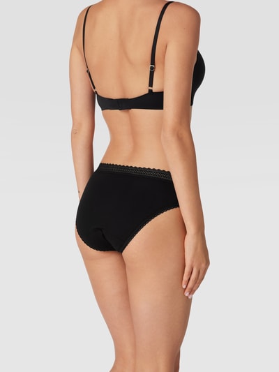 SCHIESSER Slip mit Spitzenbesatz im 2er-Pack Black 4