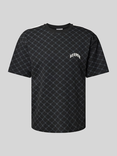 REVIEW T-Shirt mit Logo-Print Black 2