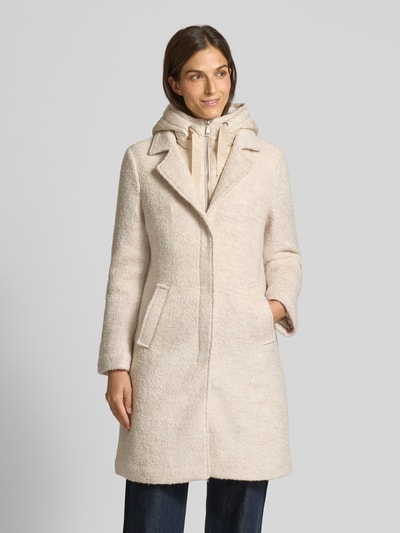 s.Oliver RED LABEL Regular Fit Mantel mit Woll-Anteil Offwhite 4