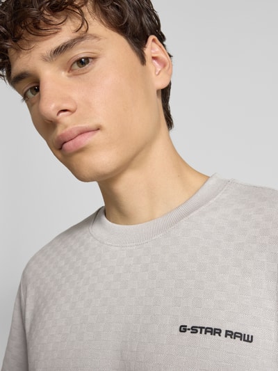 G-Star Raw Loose Fit T-Shirt mit Rundhalsausschnitt Hellgrau 3