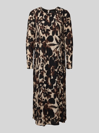 Betty Barclay Midi-jurk met ronde hals Donkerbruin - 2