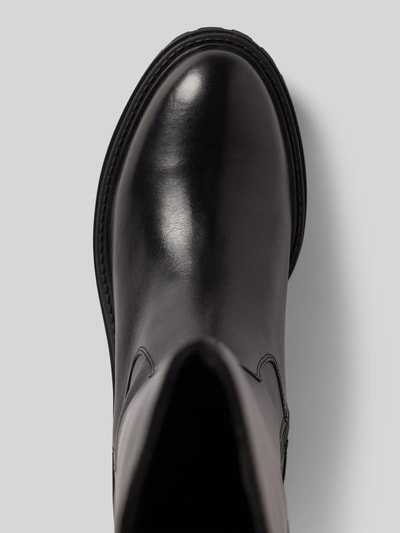 Geox Stiefel aus Leder mit Reißverschluss Modell 'IRIDEA' Black 3