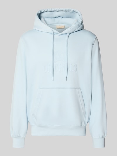 JACK & JONES Hoodie aus Baumwoll-Mix Modell 'FREDERIKS' Hellblau 1