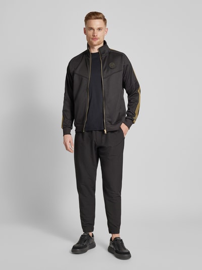 EA7 Emporio Armani Sweatjacke mit Stehkragen Black 1