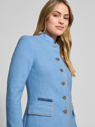 WHITE LABEL Żakiet z kieszeniami z wypustkami Jasnoniebieski 3