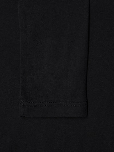 mbyM Shirt aus Modal mit überschnittenen Schultern Black 2