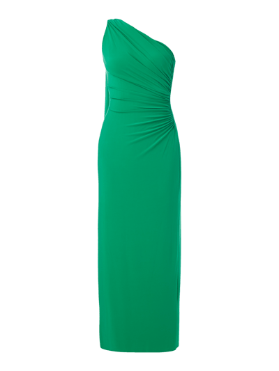 Lauren Ralph Lauren One-Shoulder-Abendkleid mit gelegten Falten Gruen 2