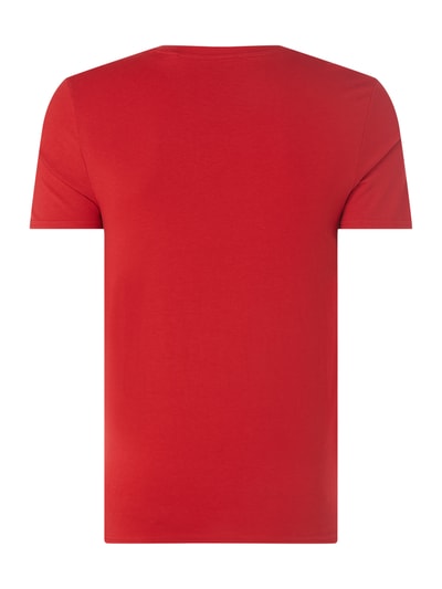 Guess Slim Fit T-Shirt mit Logo-Print  Rot 4