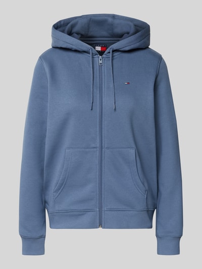 Tommy Jeans Bluza rozpinana o kroju regular fit z mieszanki bawełny Szaroniebieski 2