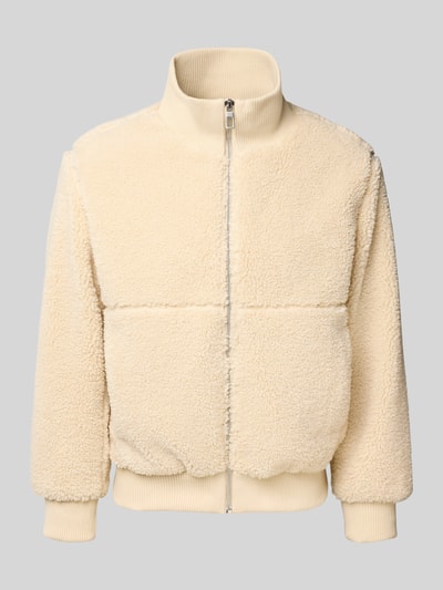 ONLY & SONS Regular Fit Bomberjacke in Kunstfell-Optik Modell 'RAY' Beige 2