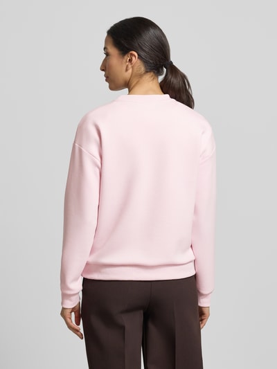 VILA Regular fit sweatshirt van viscosemix model 'Sandy' Lichtroze - 5