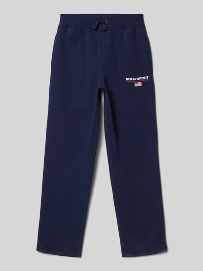 Polo Sport Regular Fit Sweatpants mit Label-Stitching Marine 1