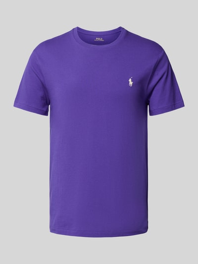 Polo Ralph Lauren Custom Slim Fit T-Shirt mit Rundhalsausschnitt Lila 2