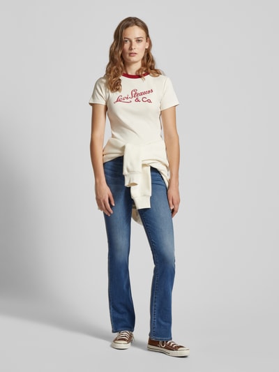 Levi's® 300 Jeansy z poszerzaną nogawką i 5 kieszeniami Ciemnoniebieski 1