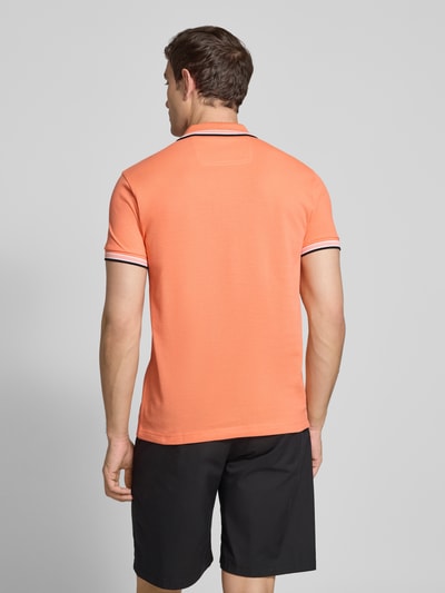 BOSS Green Regular Fit Poloshirt mit Label-Stitching Modell 'PADDY' Hellrot 5