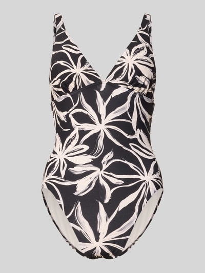 Marc O'Polo Badeanzug mit floralem Muster Black 1