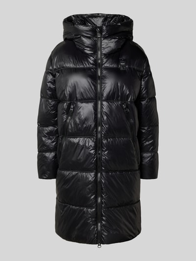 Blauer Usa Steppmantel mit Zweiwege-Reißverschluss Modell 'ARMORY' Black 2