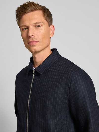 Tiger Of Sweden Jack van wolmix met tweewegsritssluiting Donkerblauw - 3