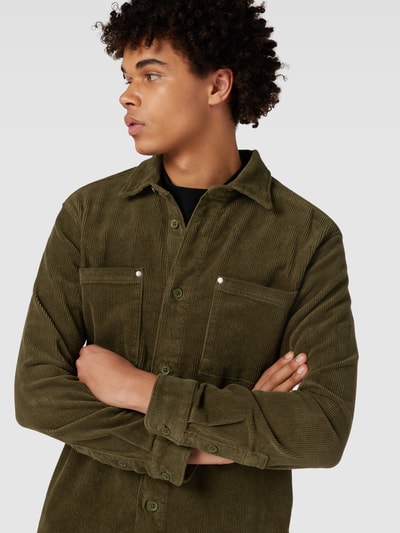 Only & Sons Overshirt aus Cord Modell 'TRACK' Oliv 3