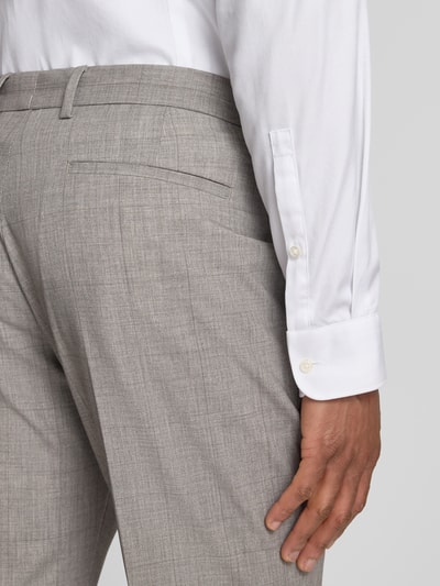 s.Oliver BLACK LABEL Regular Fit Anzughose mit Viskose-Anteil Hellbraun 3