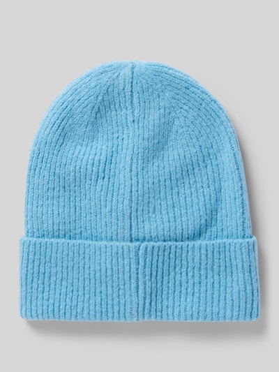 ICHI Strickmütze mit breitem Umschlag Modell 'IAIVO' Bleu 1