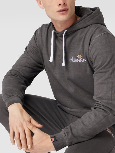 Ellesse Hoodie met labelstitching Zwart - 3