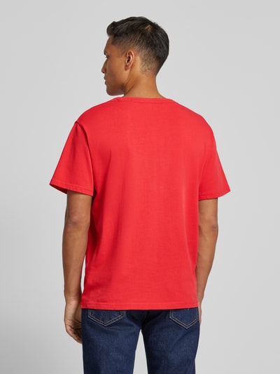 ANNARR T-shirt met ronde hals, model 'ANRRO' Rood - 5