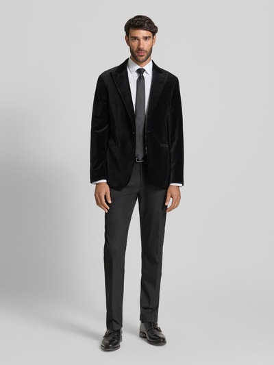 Jake*s Slim Fit Business Hemd aus Baumwolle mit Kentkragen Weiss 1